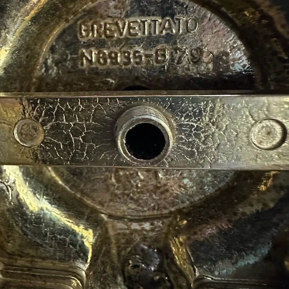 Pair Italian Cobalt & Gilt Rococo 5-Light Candelabra – Brevettato - Picture 13 of 16